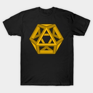 gmtrx lawal v2 skeletal cuboctahedron T-Shirt